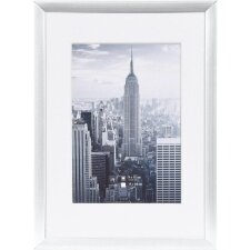 Cadre photo alu 13x18 cm Manhattan argenté