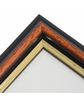 Wooden picture frame Verona 10x15 cm dark brown