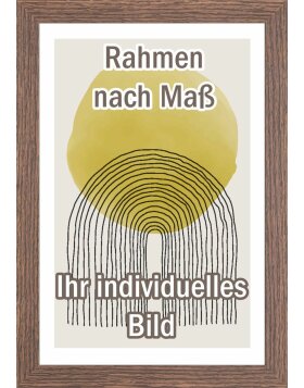 Walther Holzrahmen Malaga grau 50x100 cm Klarglas