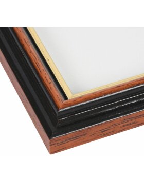 Wooden picture frame Verona 18x24 cm dark brown