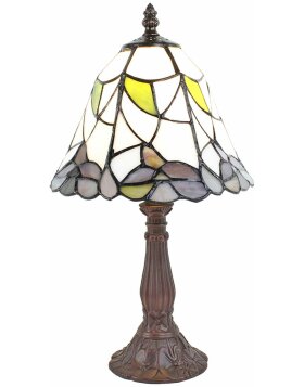 Clayre & Eef Tiffany table lamp Green, Brown, Beige ø 20x34 cm E14-max 1x25W