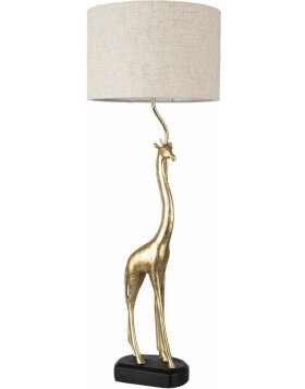 Clayre &amp; Eef 5lmc0011 Table lamp giraffe gold color...