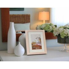 Wooden picture frame Jardin 20x30 cm in white