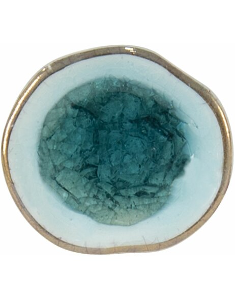 Clayre en Eef 64990 Deurknop Blauw &oslash; 4 cm