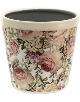 Clayre &amp; Eef 6CE1409L Vaso da fiori per interni rosa...