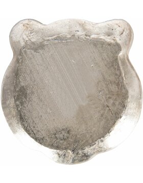 Clayre & Eef 6pr4773 Decorative bowl tiger silver color 19x19x2 cm