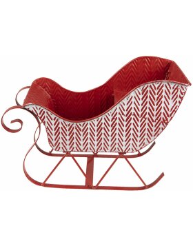 Clayre &amp; Eef 6y4708 Christmas decoration sleigh red...