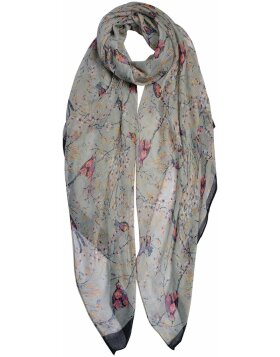 Clayre &amp; Eef jzsc0654g scarf ladies pattern gray...
