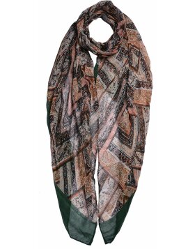 Clayre &amp; Eef jzsc0655gr scarf ladies pattern green...