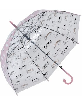 Clayre & Eef JZUM0055P Regenschirm Erwachsene Rosa 60 cm
