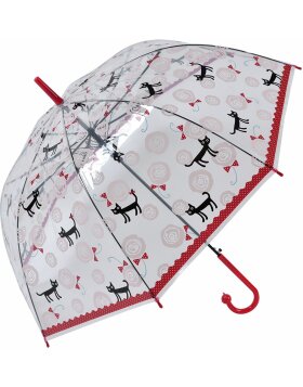 Clayre & Eef JZUM0055R Regenschirm Erwachsene Rot 60 cm