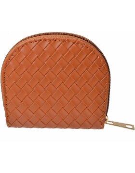 Clayre & Eef jzwa0126ch wallet brown 12x10 cm