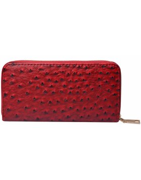 Clayre & Eef jzwa0127r wallet red 19x9 cm