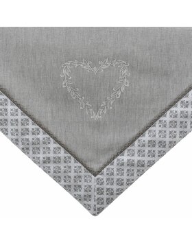 Clayre & Eef lyh03 Table cloth gray 130x180 cm
