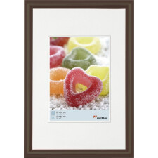plastic frame TRENDSTYLE 10x15 cm - chocolate