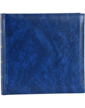 Henzo Fotoalbum BASICLINE blau 25x24,5 cm 60 weiße Seiten