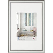 synthetic frame TRENDSTYLE 15x20 cm - silver-metallic