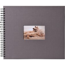 Album spirale Mika 35x31 cm pages blanches