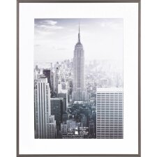 Manhattan cadre alu 40x50 cm gris foncé