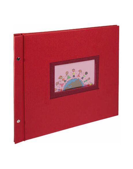 Screw-in album Kids red 35 x 33 cm