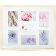 Memories gallery frame 7 pictures 10x15 cm white