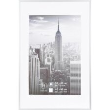 Manhattan fotolijst 40x60 cm zilver aluminium