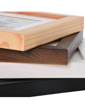 Henzo Wooden Frame JARDIN black 40x60 cm with Passepartout 30x45 cm