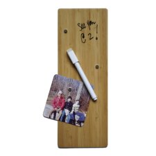 DRY ERASE Magnetic wall bamboo 10x28 cm