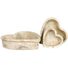 Flower bowls basia heart shaped