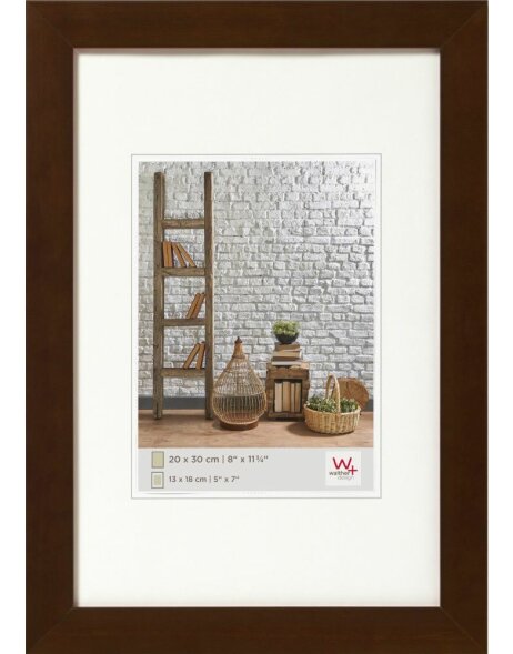 NATURA 10x15 cm - meranti - wooden frame