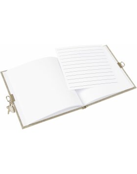 Goldbuch Tagebuch Summertime beige 16,5x16,5 cm 96 weiße Seiten
