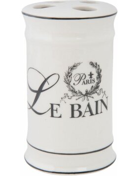 LE BAIN 4-częściowy zestaw akcesoriów łazienkowych biały