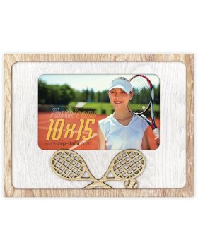 ZEP Holz-Fotorahmen Nadal 10x15 cm Tennis-Bilderrahmen