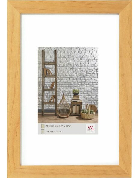 NATURA 15x20 cm - wooden frame - beech