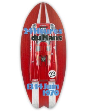 ZEP Tinnen bord SURF 23x53x0,4 cm Surfplank 24 Heures du...