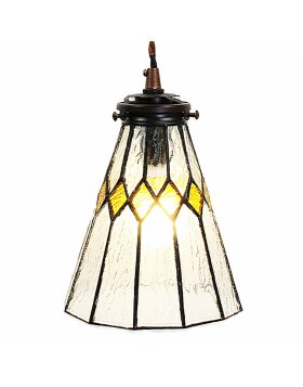 Clayre & Eef 5LL-6194 Hanging Lamp Tiffany Ø 15x115 cm E14-max 1x40W