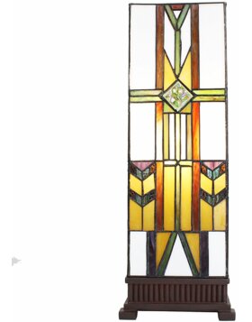 Clayre &amp; Eef 5LL-6296 Table Lamp Tiffany 18x18x48 cm...