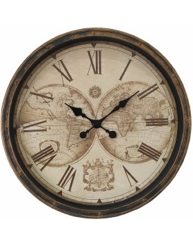 Clayre &amp; Eef 6KL0775 Reloj de pared &Oslash; 50x5 cm...