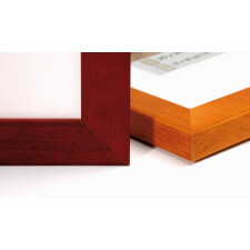 Ramka na zdjęcia z drewna - NATURA 20x30 cm bordowa czerwień