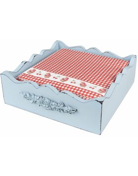 Clayre & Eef CUP73-2 Paper Napkins 33x33 cm (20 pieces) Red - White