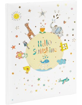 Goldbook baby diary hello sunshine 21x28 cm 44 illustrated pages