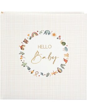 Goldbuch Baby Album HELLO Baby 30x31 cm 60 white pages
