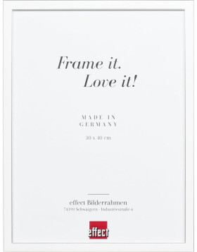 Effect Solid Wood Picture Frame Profile 39 white 30x40 cm...