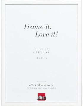 Effect Solid Wood Picture Frame Profile 39 white 30x45 cm...