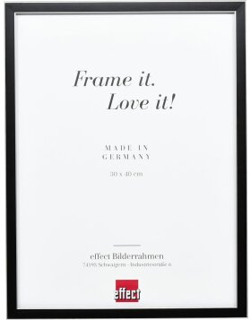 Effect Solid Wood Picture Frame Profile 39 black 40x40 cm...