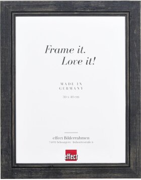 Effect Wooden Picture Frame 2240 black 21x29,7 cm Acrylic...