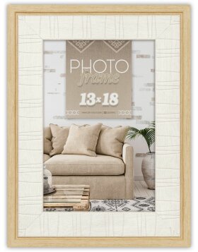 ZEP Polysterol Picture Frame Ischia natural 10x15 cm