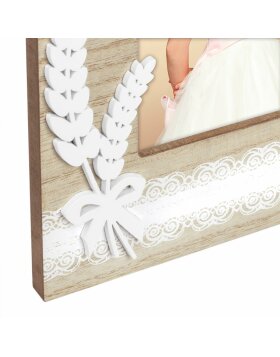 ZEP Wooden Photo Frame Ginevra brown 10x15 cm Communion Picture Frame