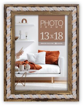 ZEP Wooden Picture Frame Lecce brown 15x20 cm