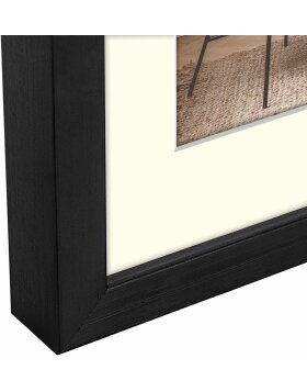 ZEP Wooden Frame Malmo black 30x40 cm with Passepartout...